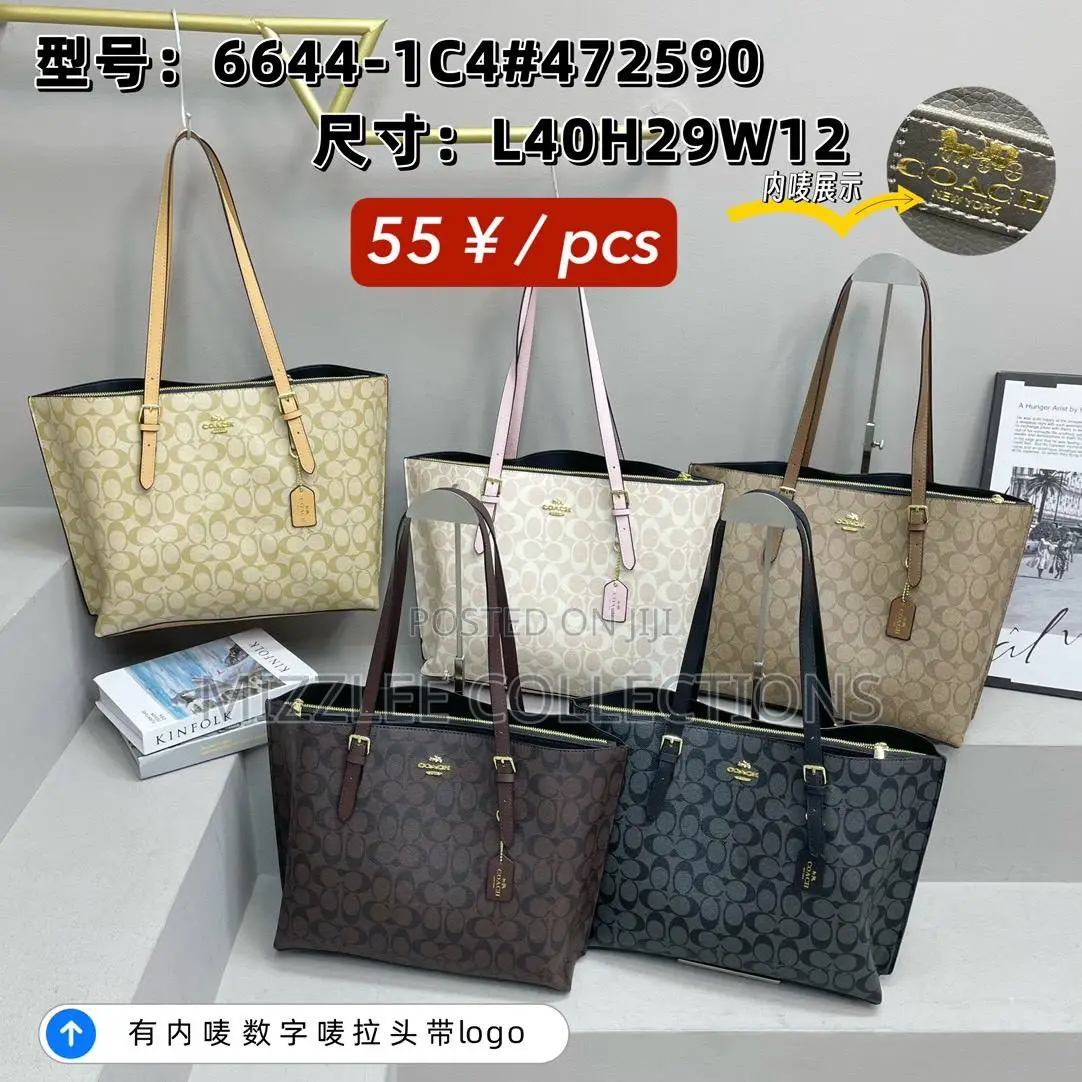 Quality Ladies Coach Tote Bag With 2 Compartment