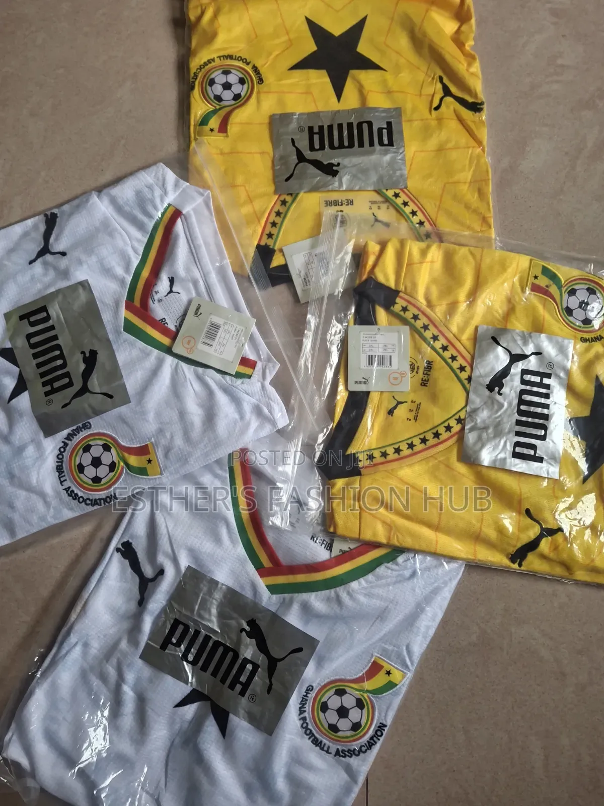 Ghana Jersey 24/25 Home White With World Cup Patches