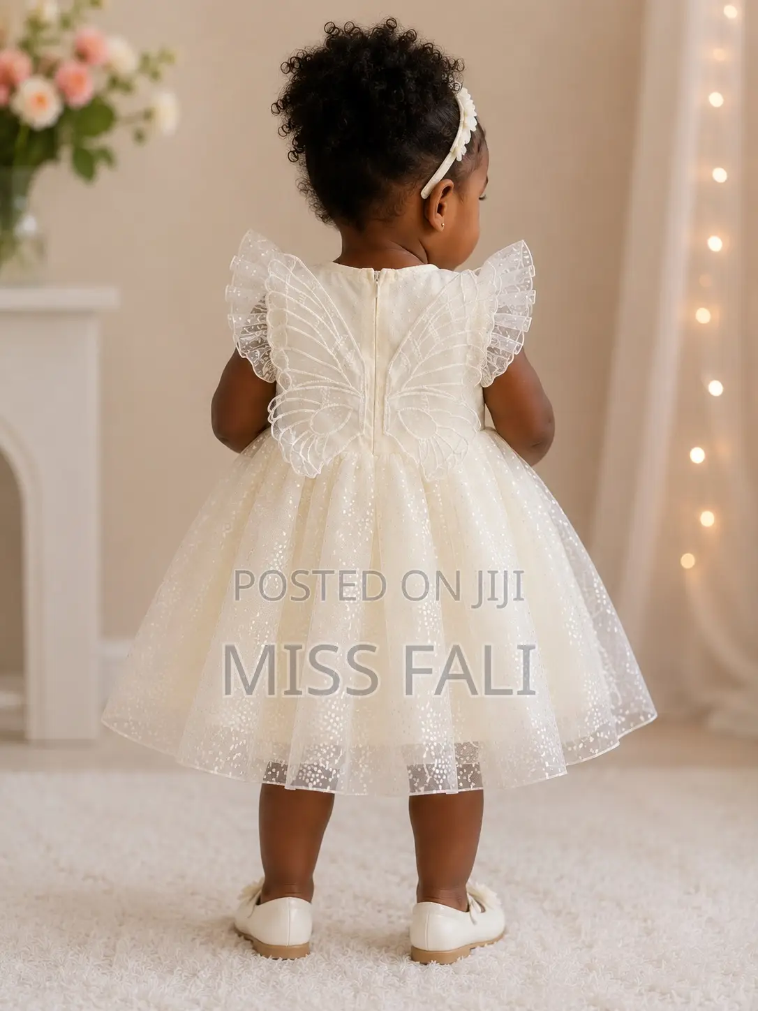 Butterfly Angel Princess Dress. 1-2years