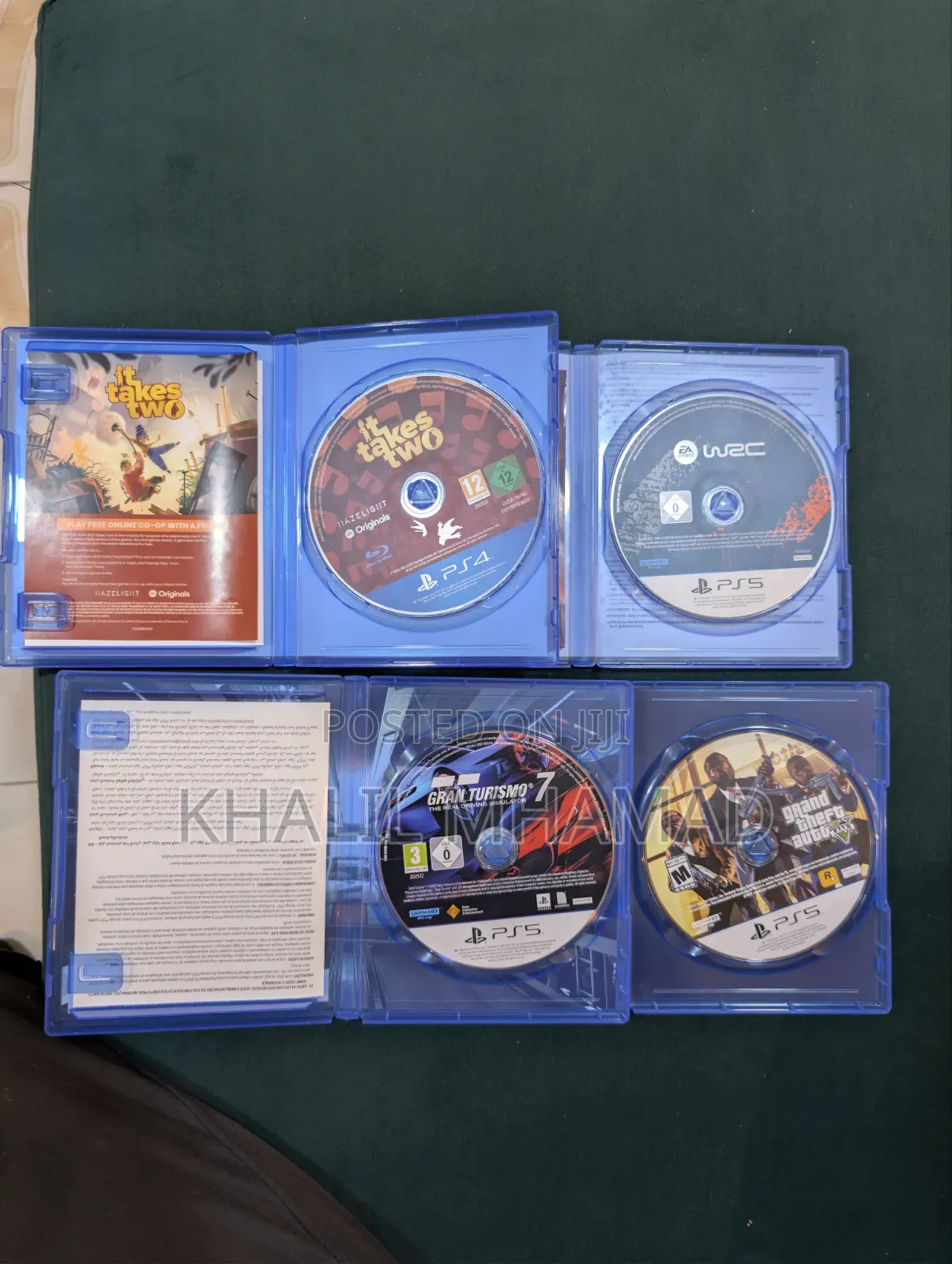 4 Games for Play Station 5