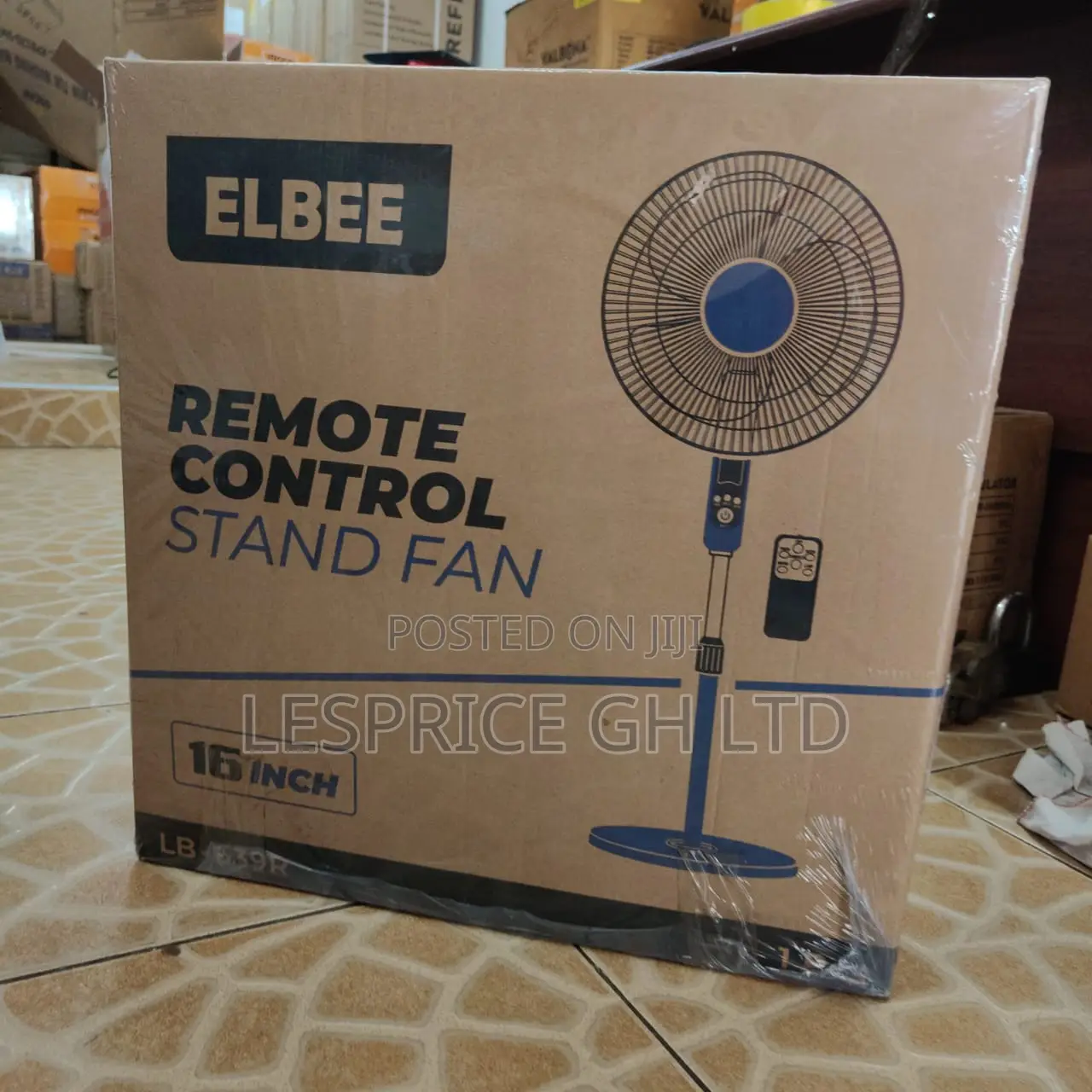 Top Rated 16inch Remote Controlled Standing Fan From Elbee