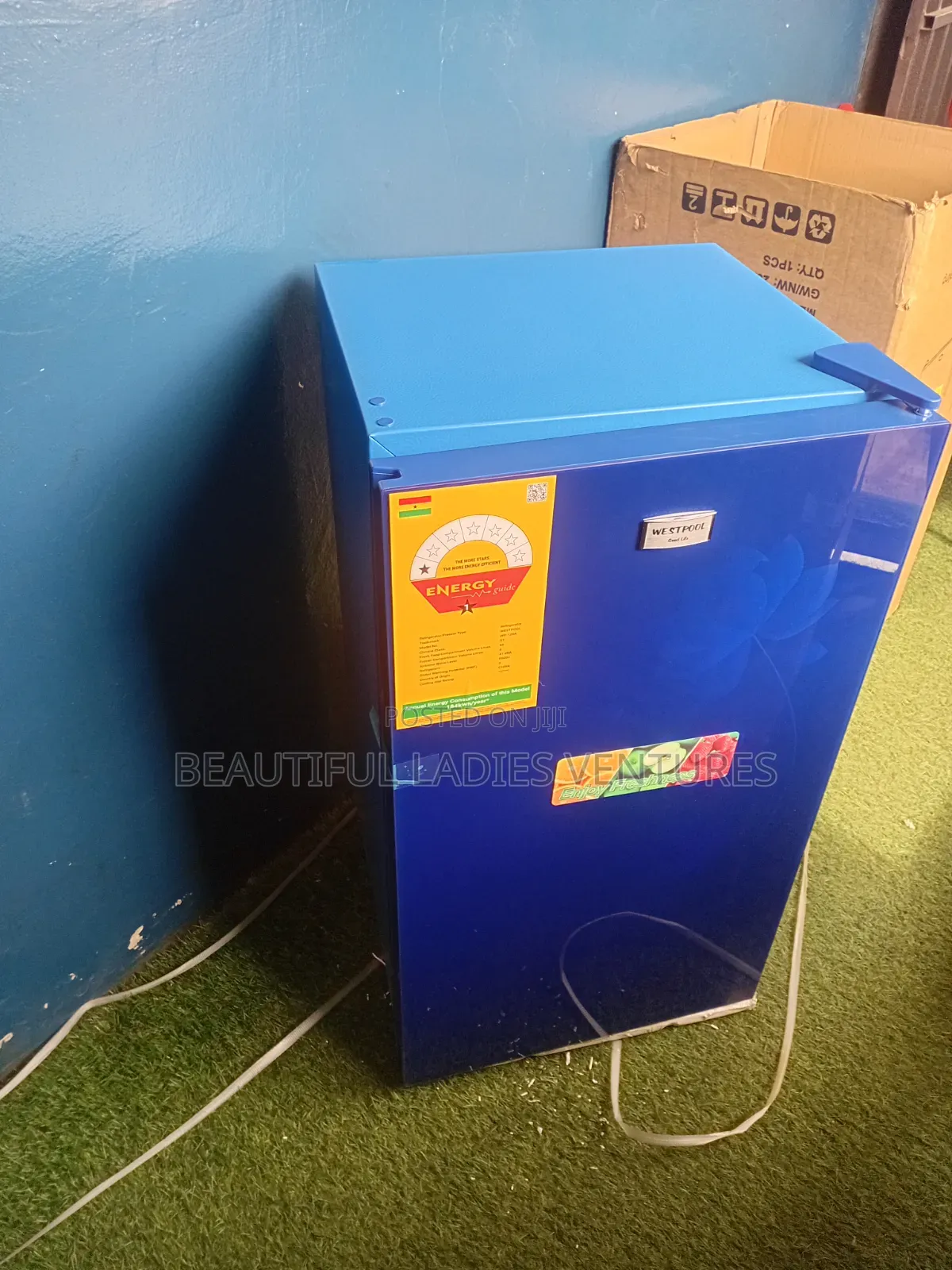 Stylish Black Refrigerator