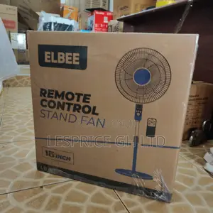 Long Lasting Original 16'' Remote Controlled Standing Fan From Elbee