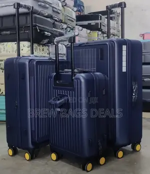 Premium Quality 3set Unbreakable Front Zip Traveling Bag.