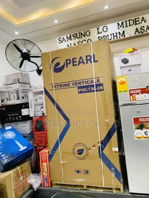 Authentic Pearl 610liters Double Door Display Fridge Cooler PVC-730-2b