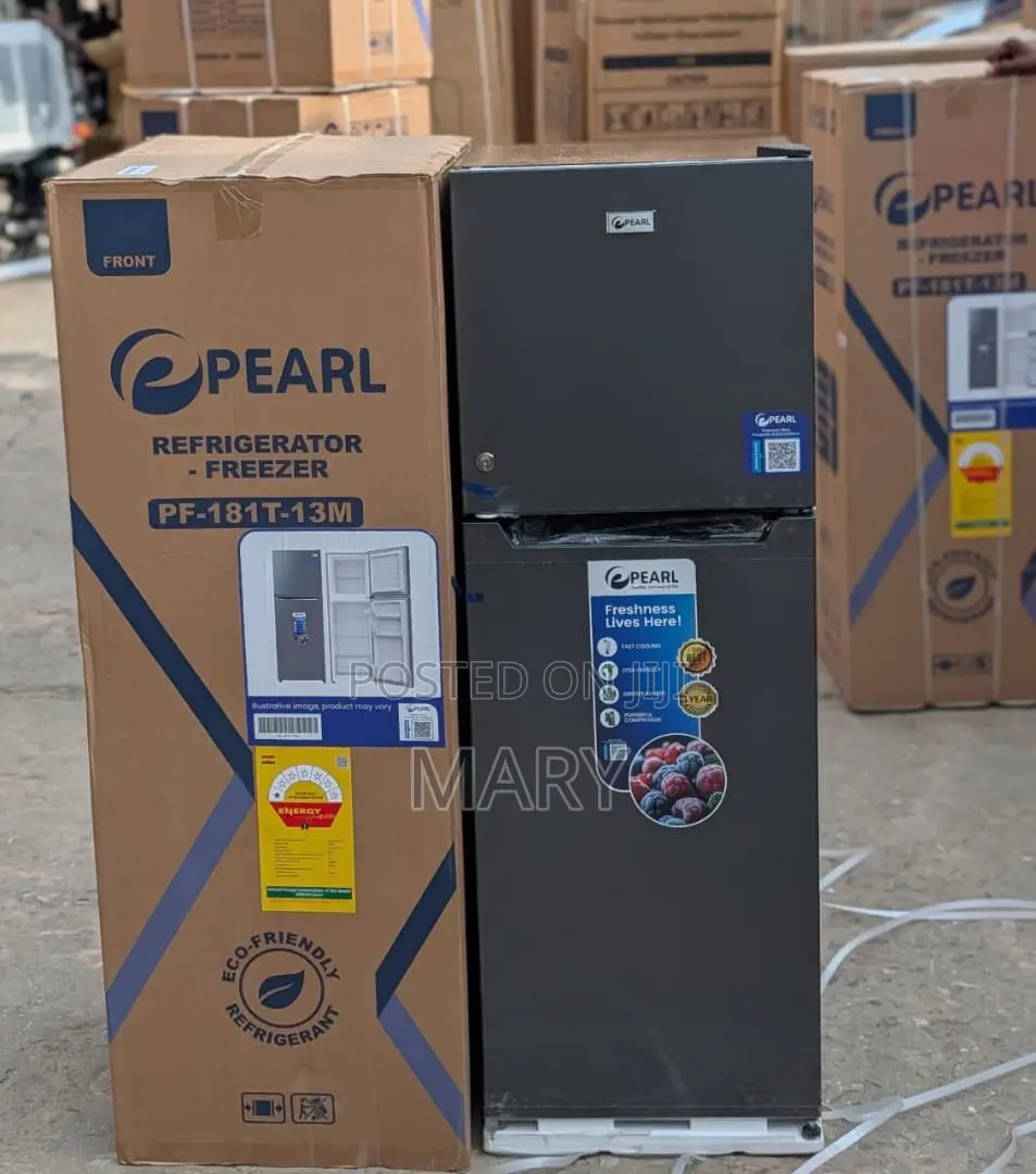 Pearl 130l Double Door Bottom Freezer Fridge