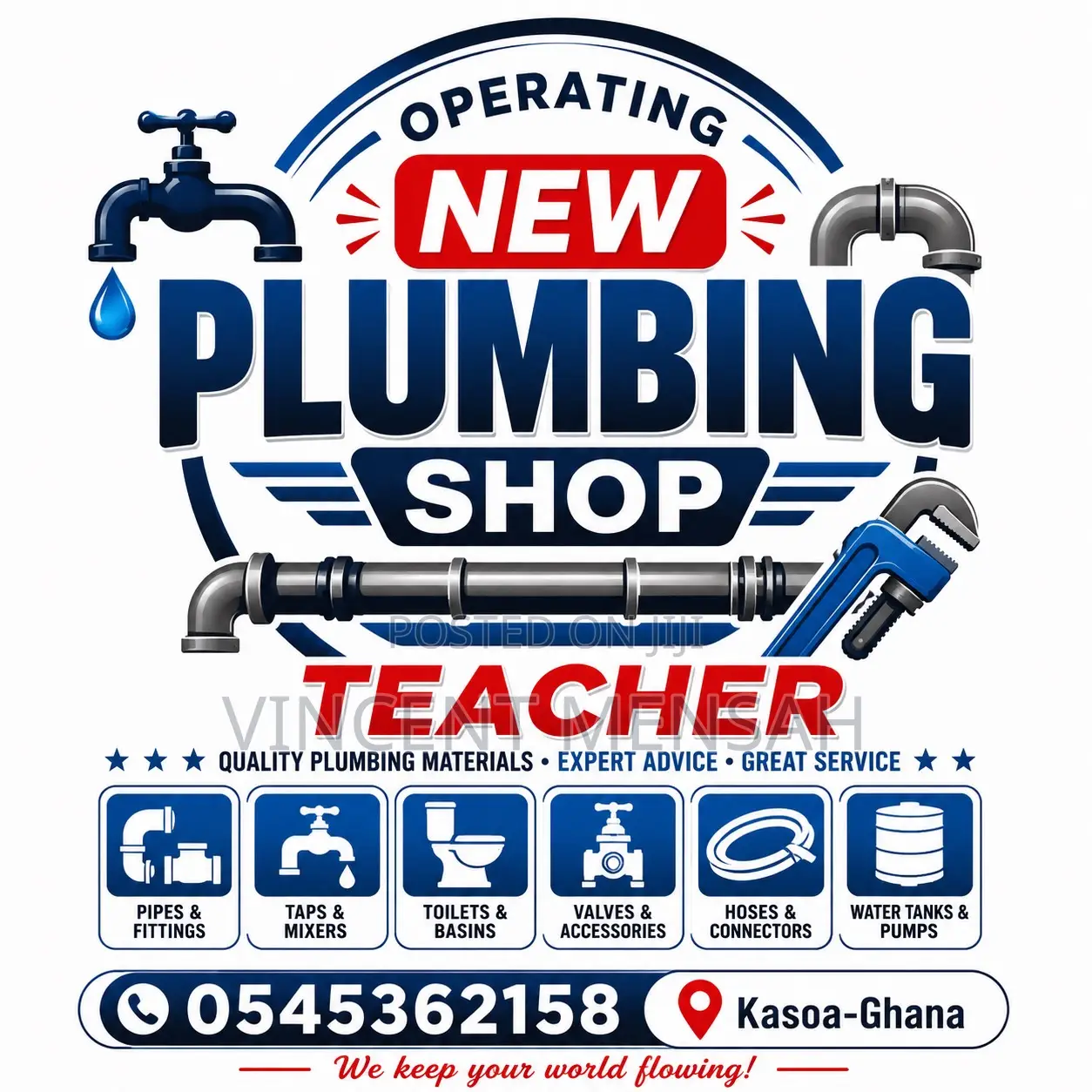 New Operating Plumbing Shop Teacher