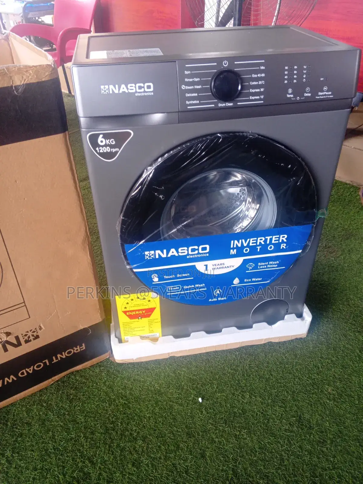 Nasco 6kg Front Load Washing Machine – Powerful Energy Saving