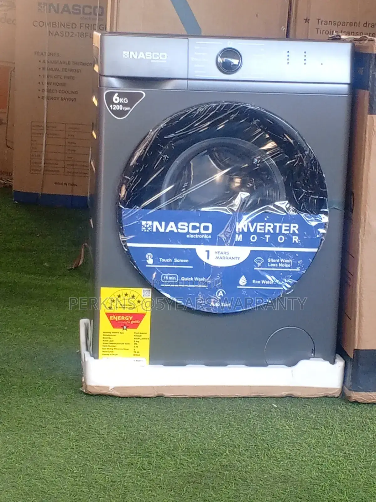 Brand New Nasco 6kg Front Load Washer – Fast Efficient