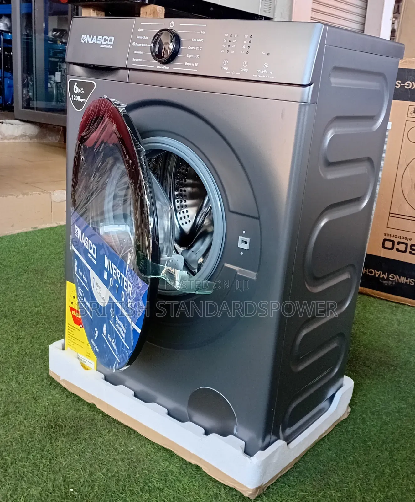Experience Premium Cleaning With the Nasco 6kg Front 6kg