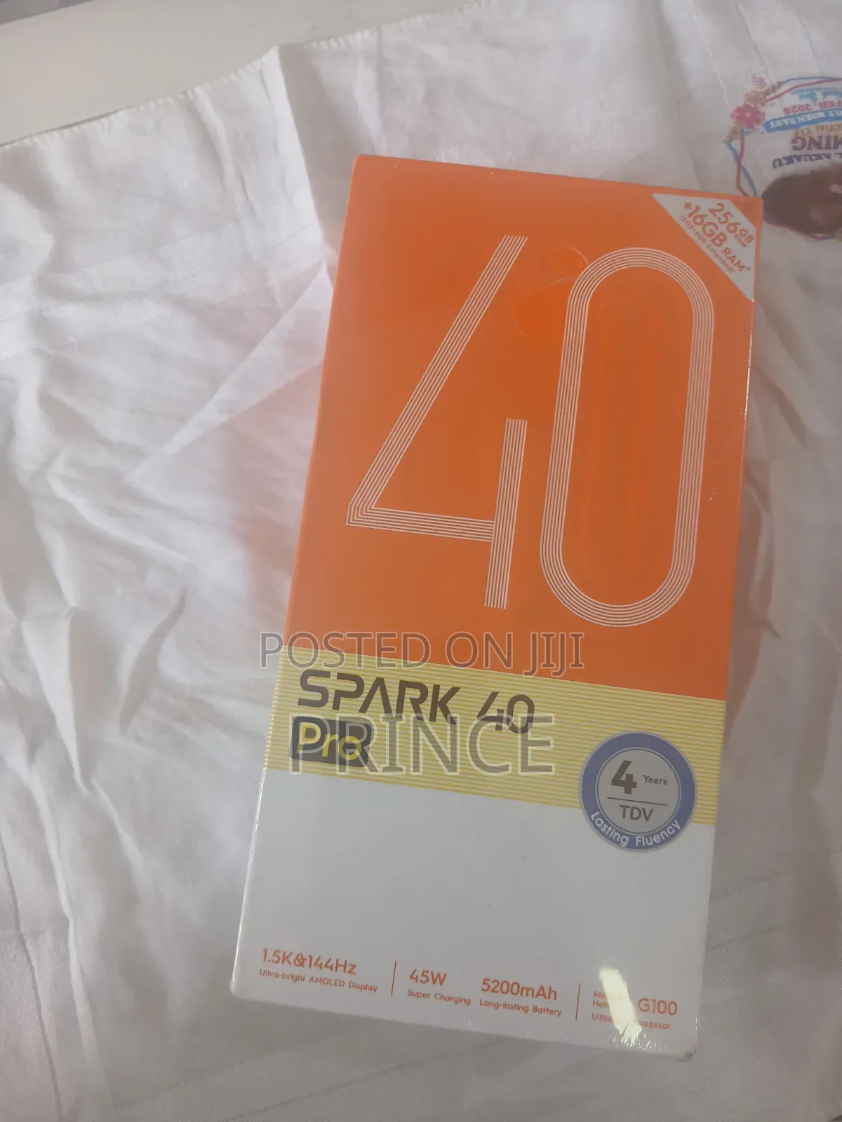 New Tecno Spark 40 Pro 256 GB Black
