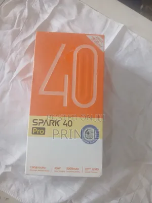 New Tecno Spark 40 Pro 256 GB Black