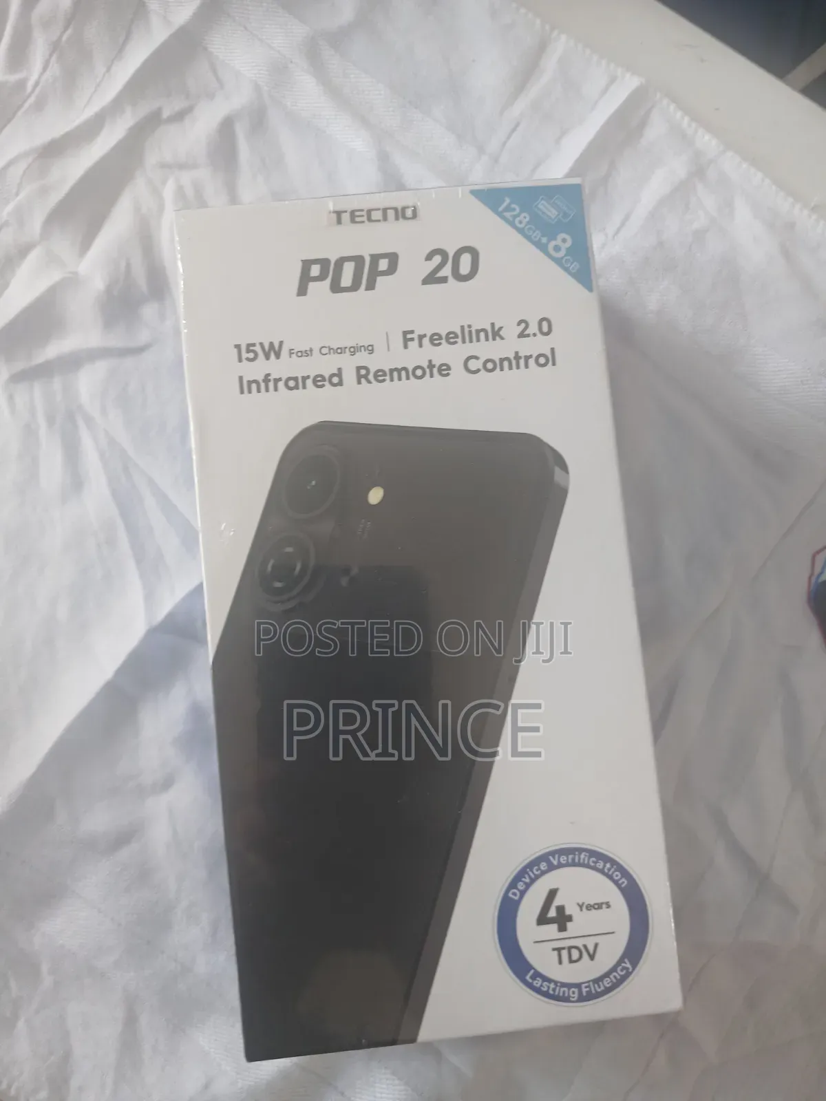 New Tecno Pop 20 128 GB Black