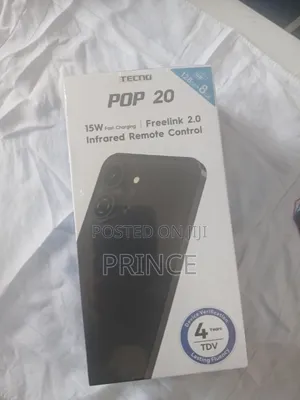 New Tecno Pop 20 128 GB Black