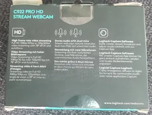 C922 Pro Hd Stream Webcam