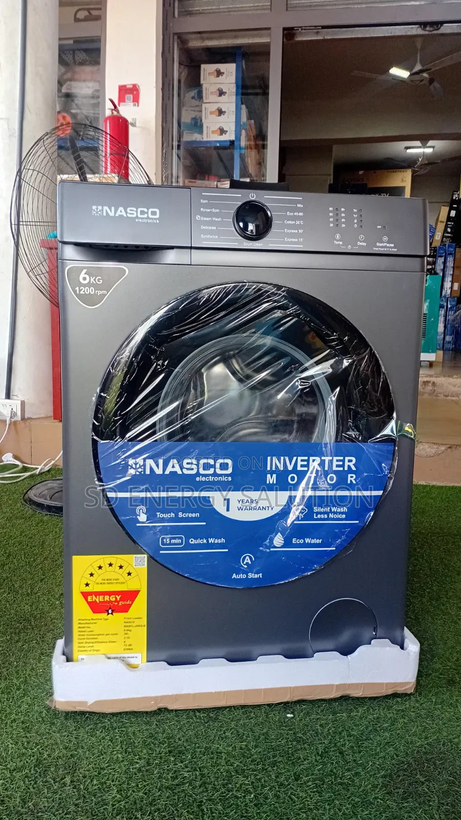 6kg
Modern Front Load Washing Machine by Nasco