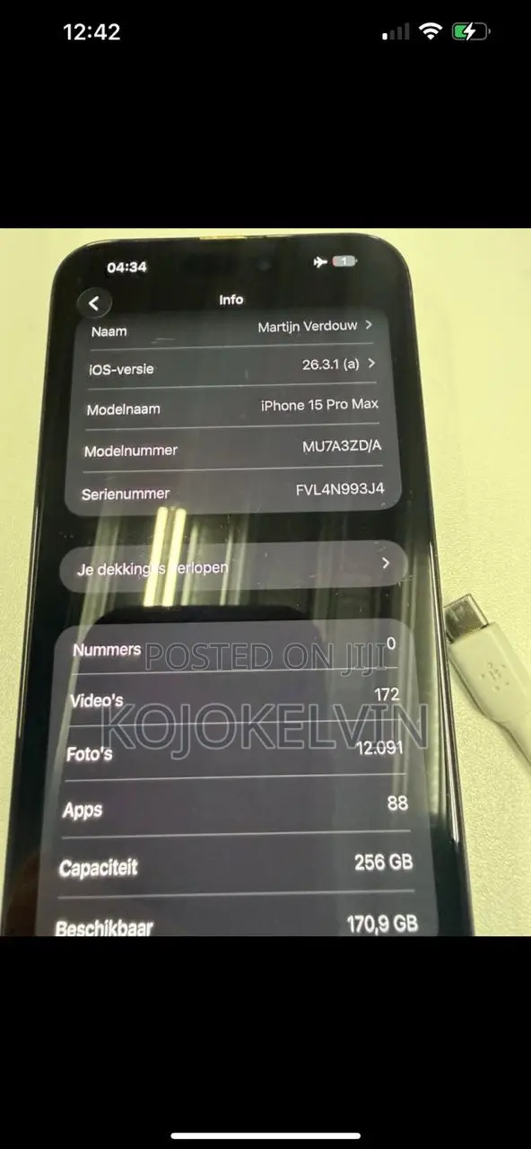 Apple iPhone 15 Pro Max 256 GB Black