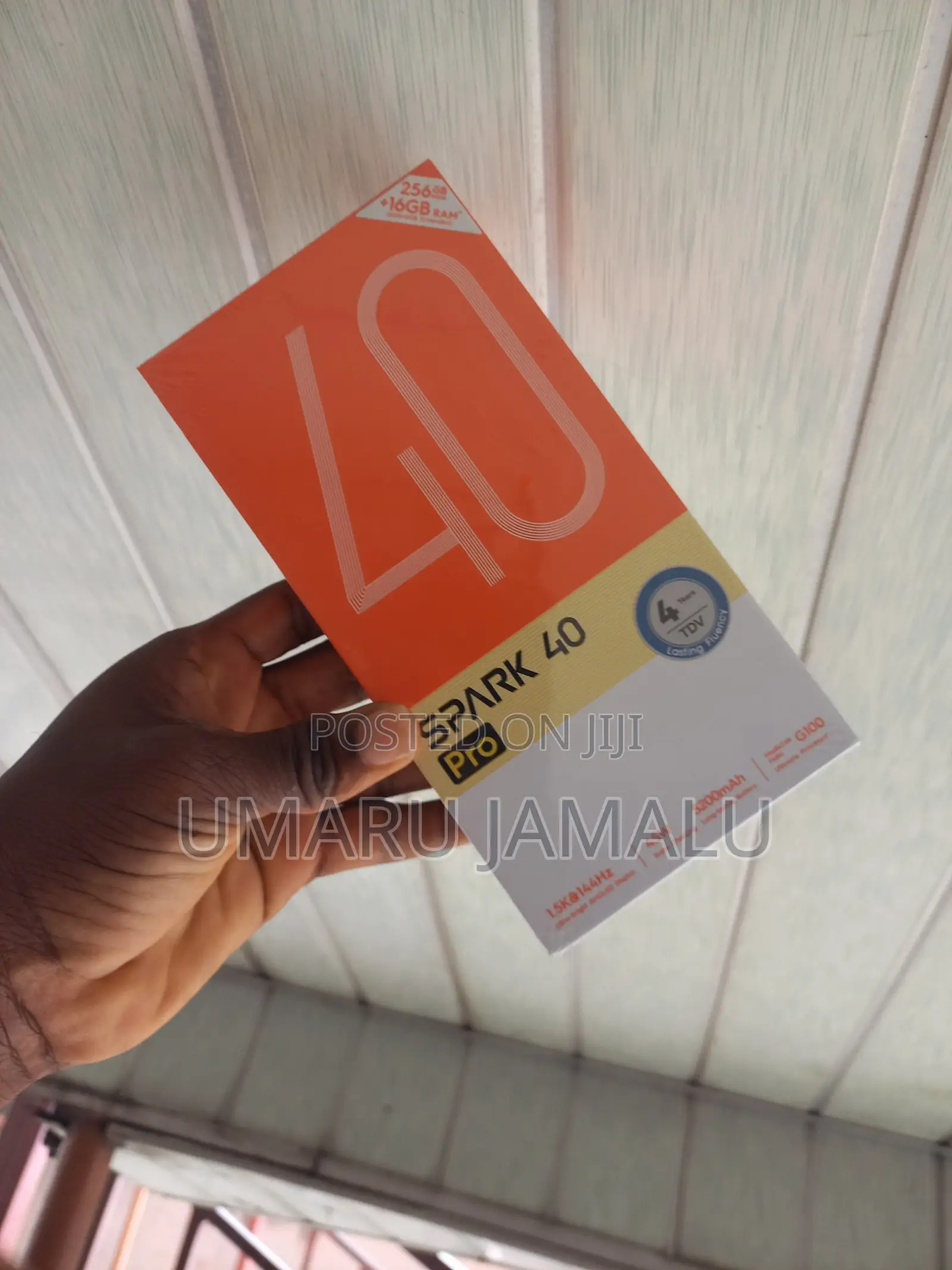 New Tecno Spark 40 Pro 256 GB Black