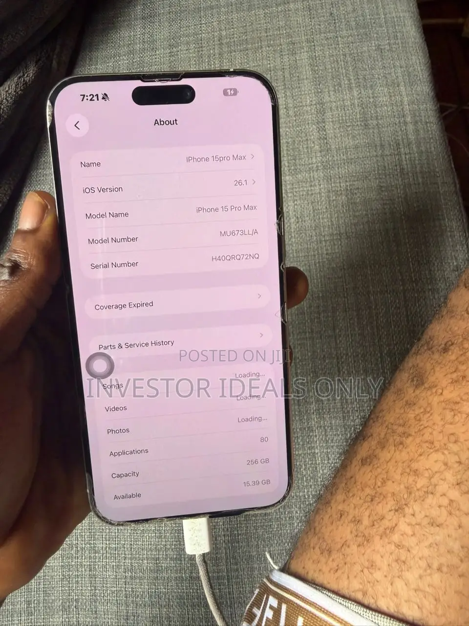 Apple iPhone 15 Pro Max 256 GB White