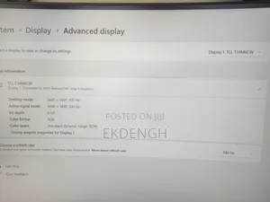 TCL T34m6cw White 34" Ultrawide Curved Display 3440×1440 100hz