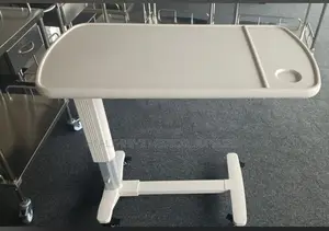 Adjustable Overbed Table With Wheels