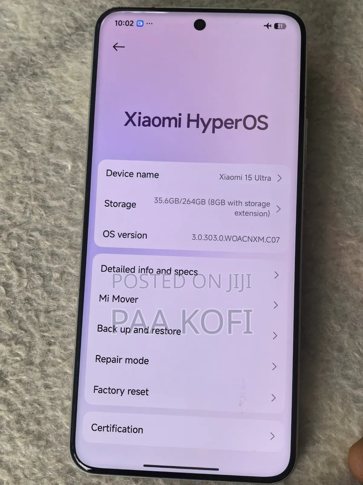 Xiaomi 15 Ultra 256 GB White