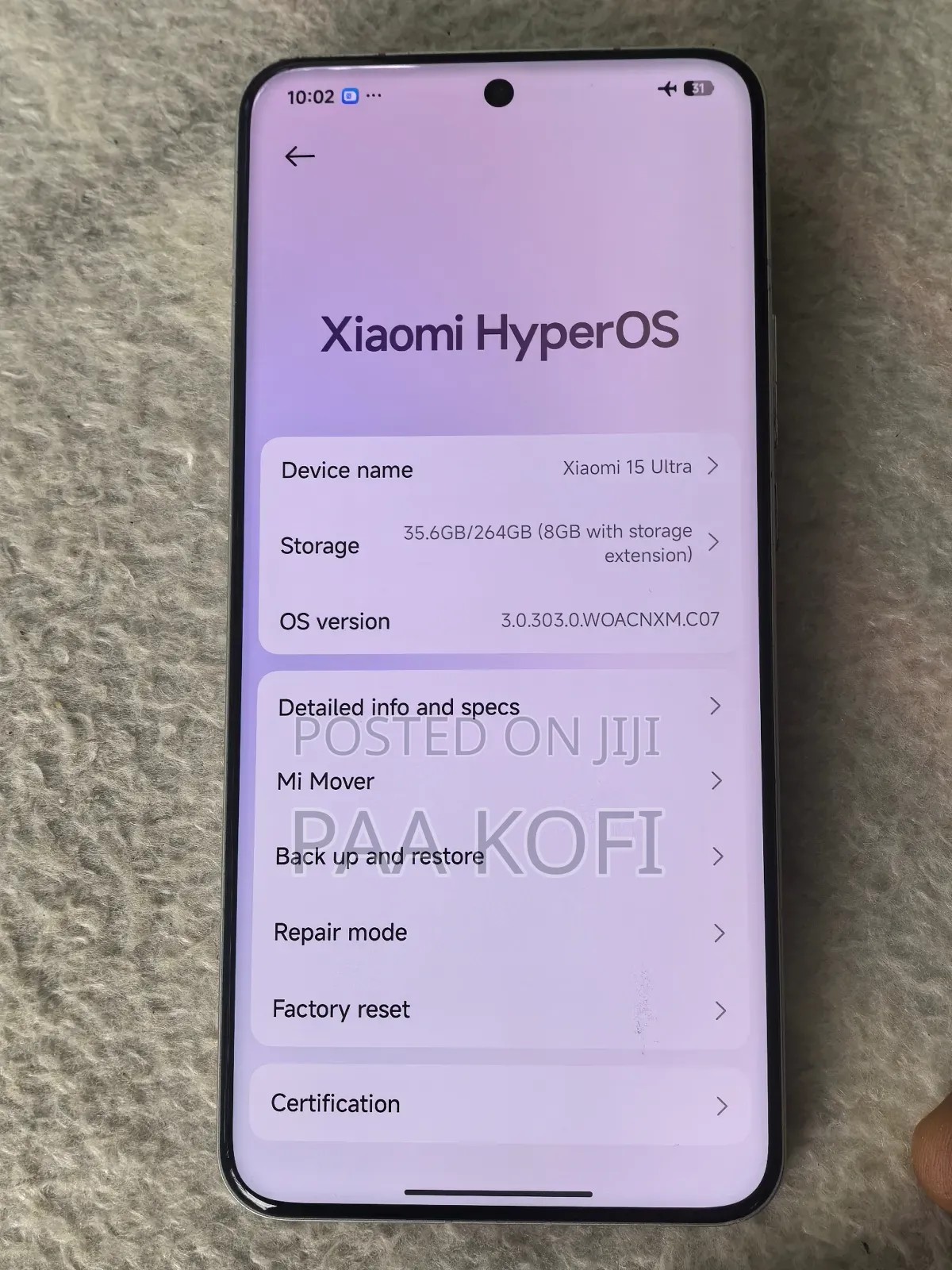 Xiaomi 15 Ultra 256 GB White