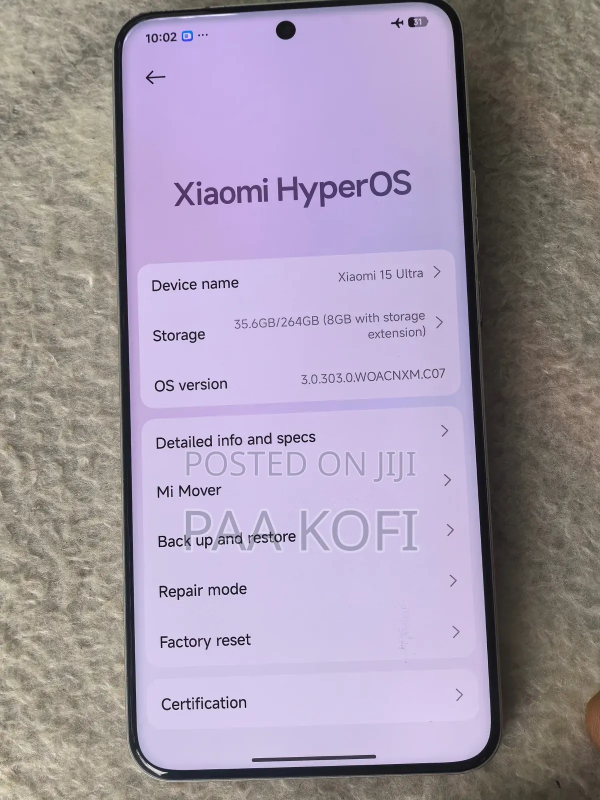 Xiaomi 15 Ultra 256 GB White