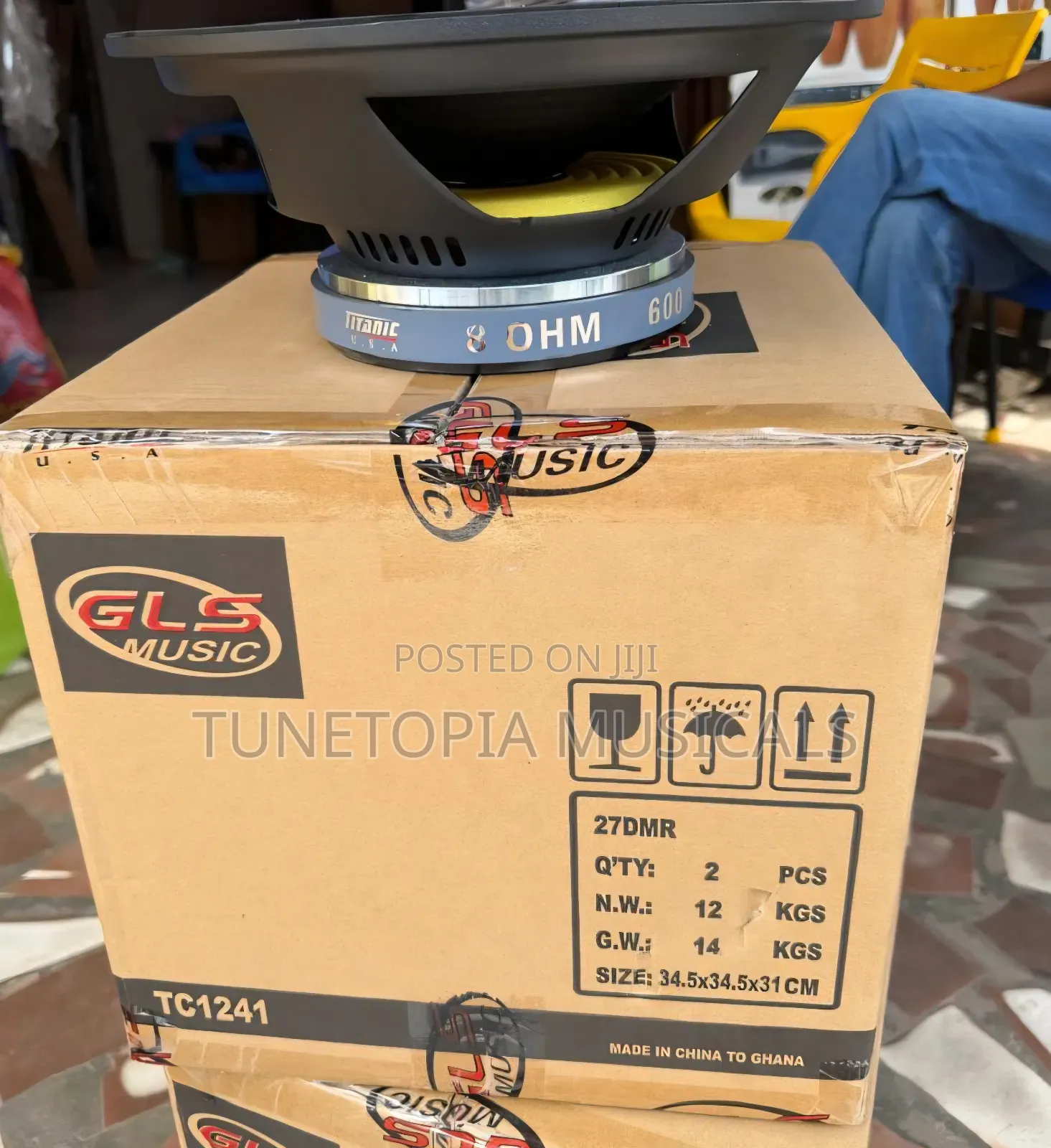 GLS Music 12-Inch 600-Watt Naked Professional Loudspeaker