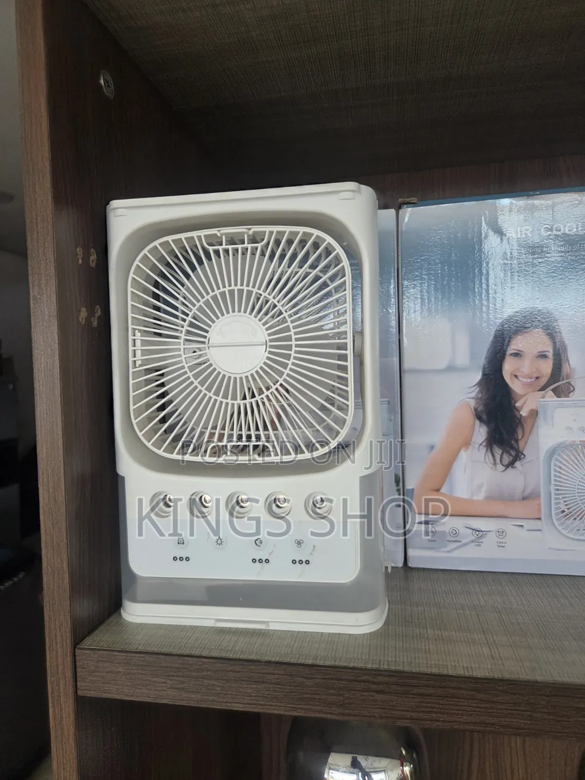 Portable Air Cooler Fan 7 Colors Led