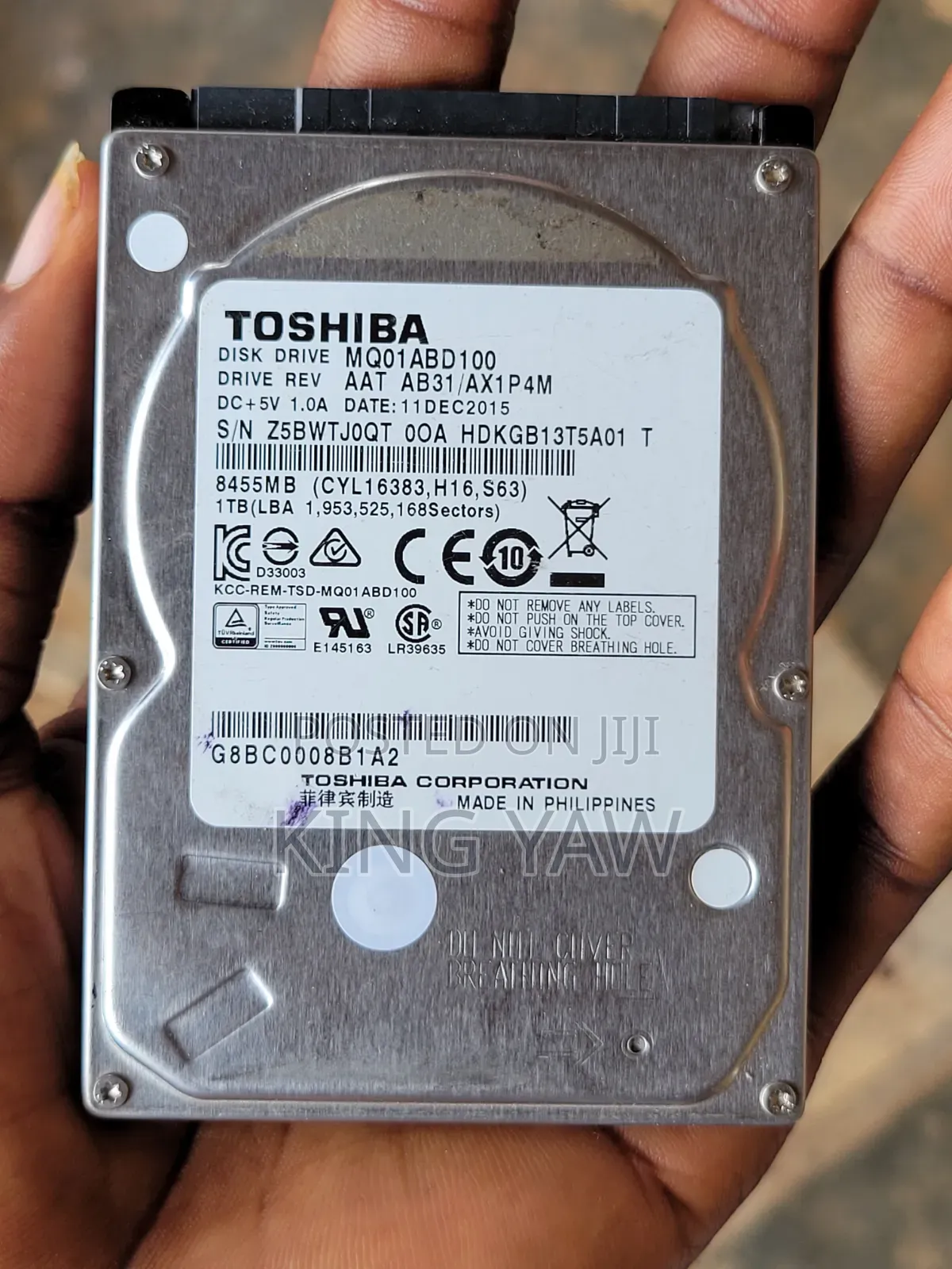 1tb Toshiba Hard Drive
