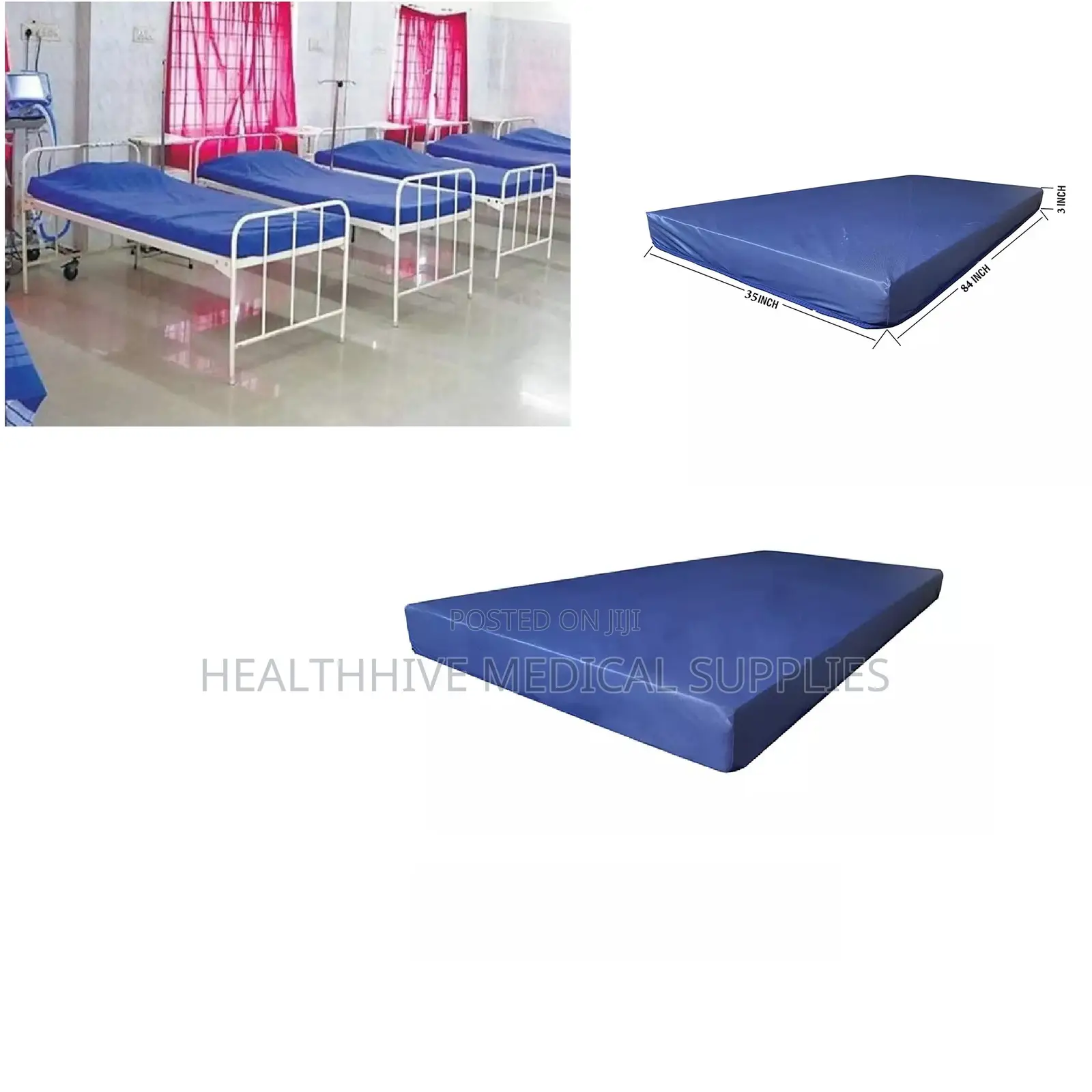 1, 2, 3 Hospital Crank Bed Mattress