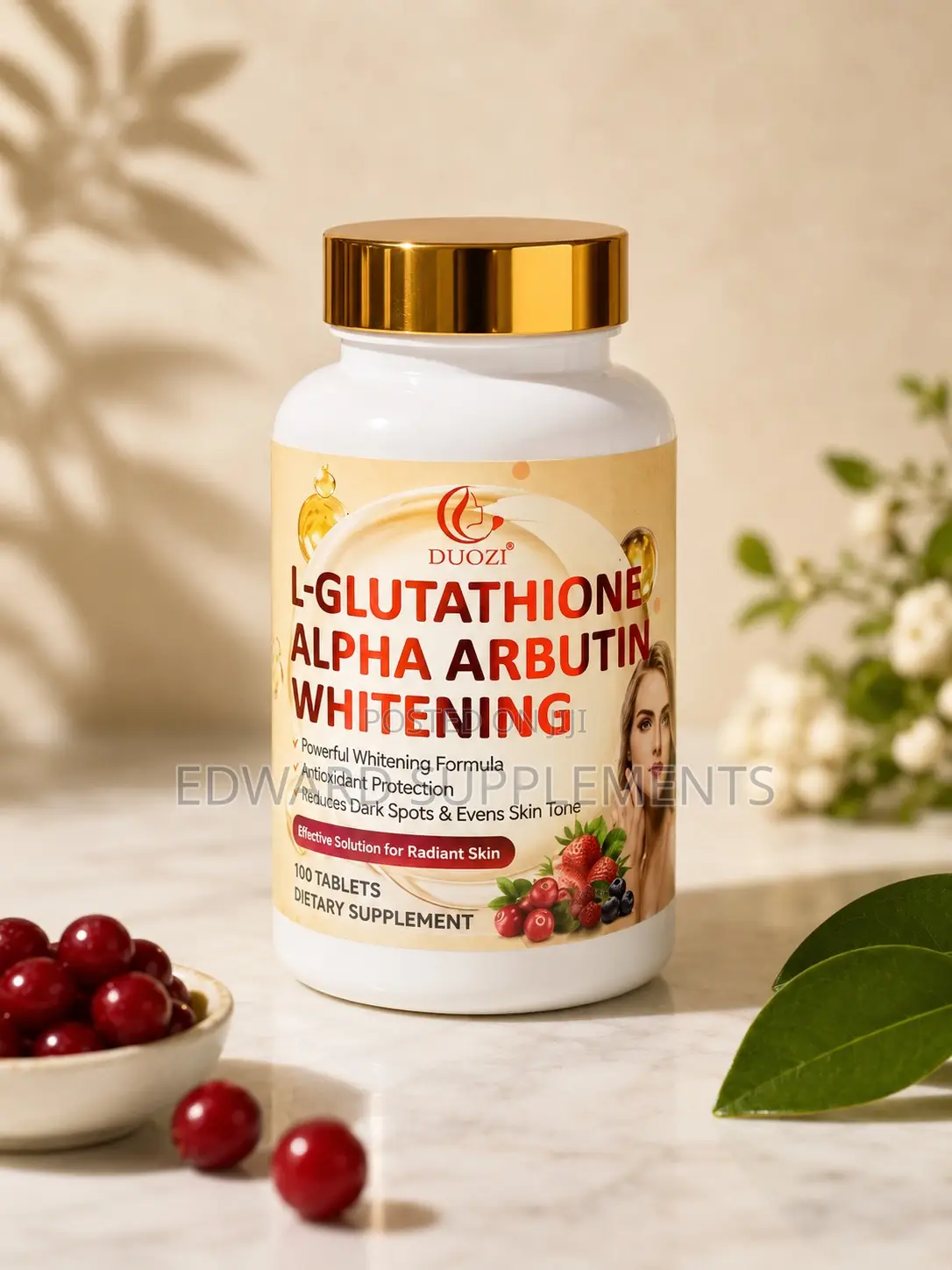 Duozi L-Glutathione Alpha Arbutin Whitening Tablets