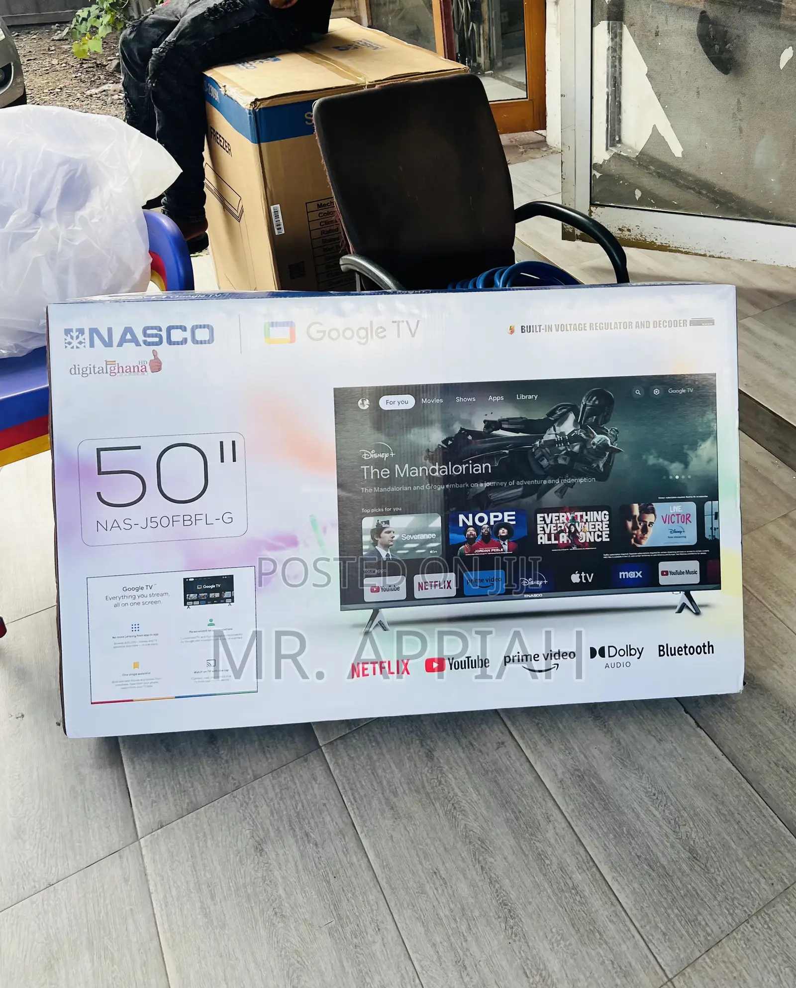 Get Unique Nasco 50” Uhd Smart Screen Television 