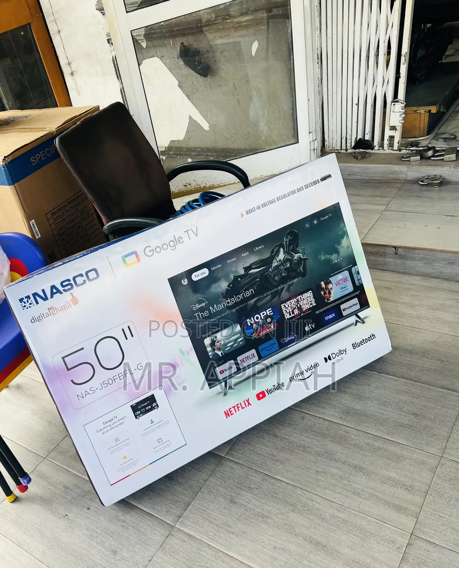 Get Unique Nasco 50” Uhd Smart Screen Television 