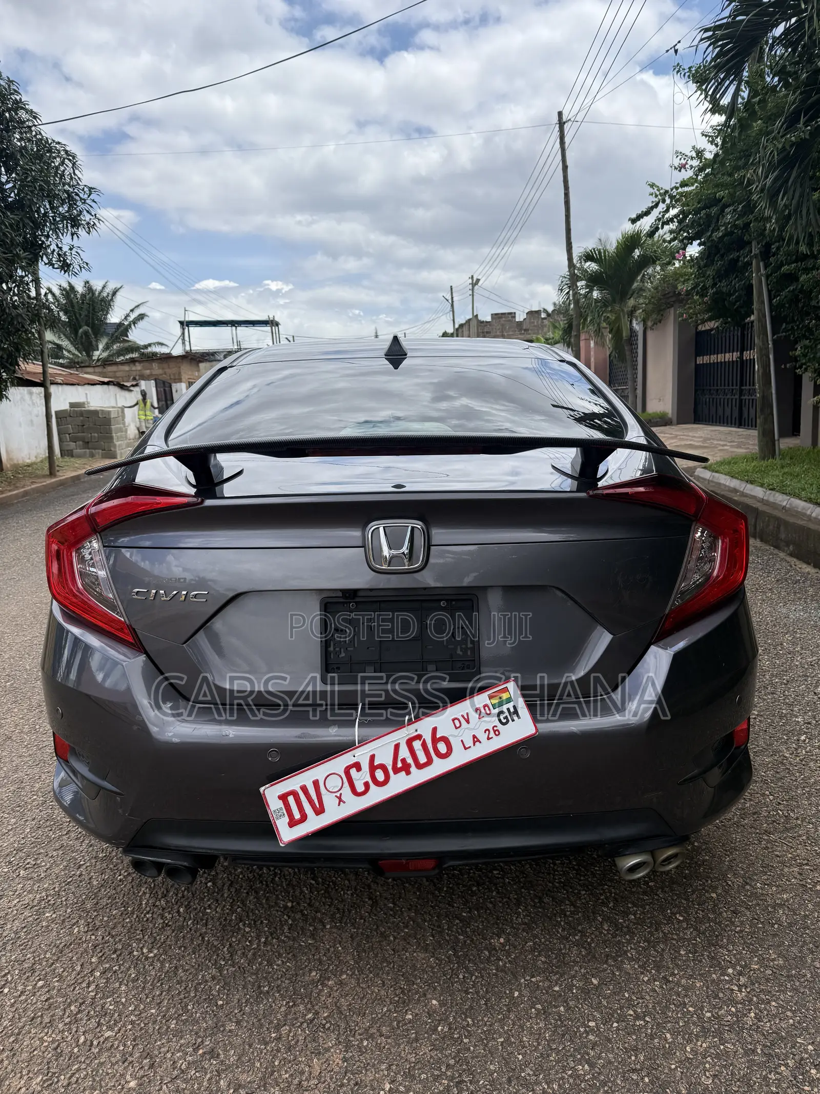Honda Civic LX 4dr Sedan (2.0L 4cyl) 2017 Gray