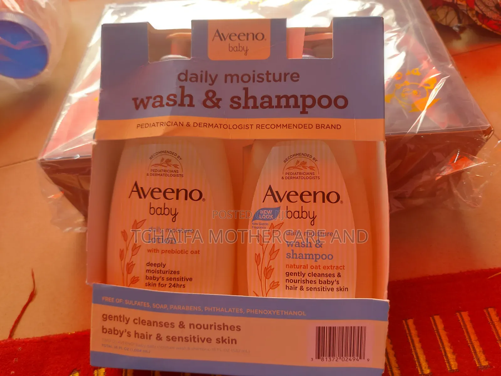 Aveeno Baby Wash and Lotion