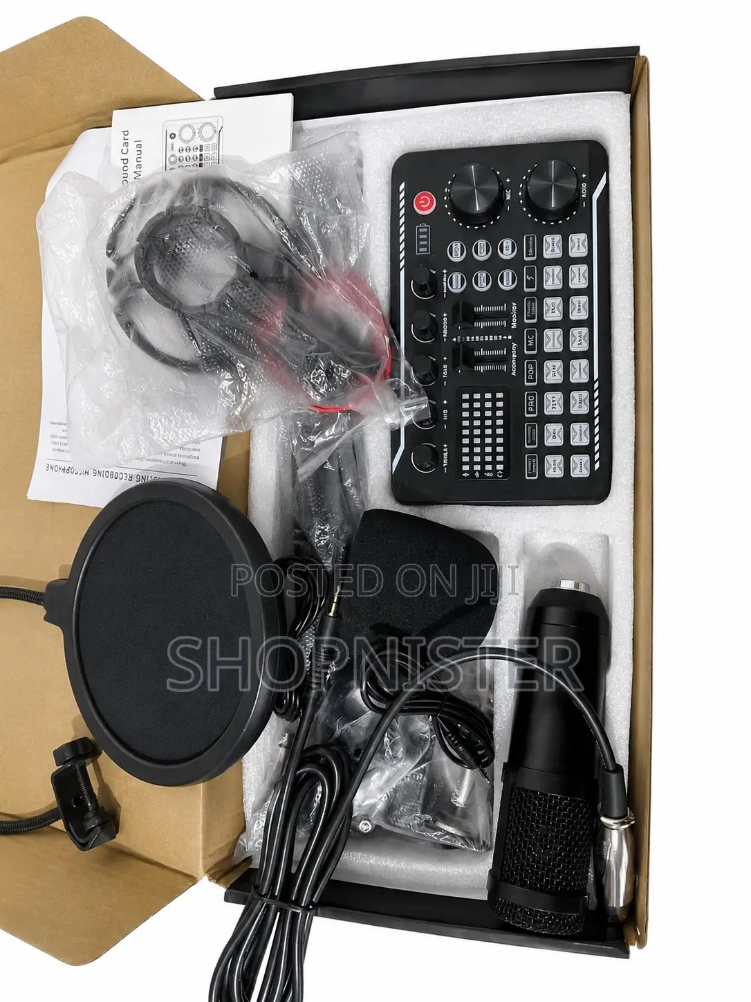 Tiktok Live Youtube Creator Microphone Recording Kit