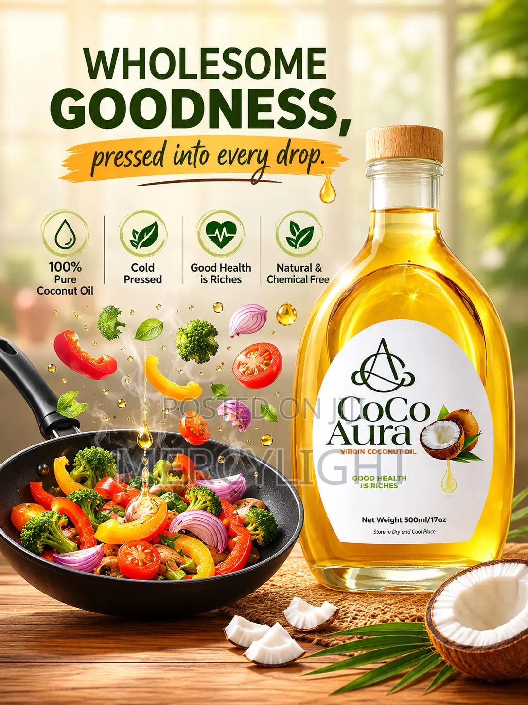 Cocoaura Virgin Coconut Oil