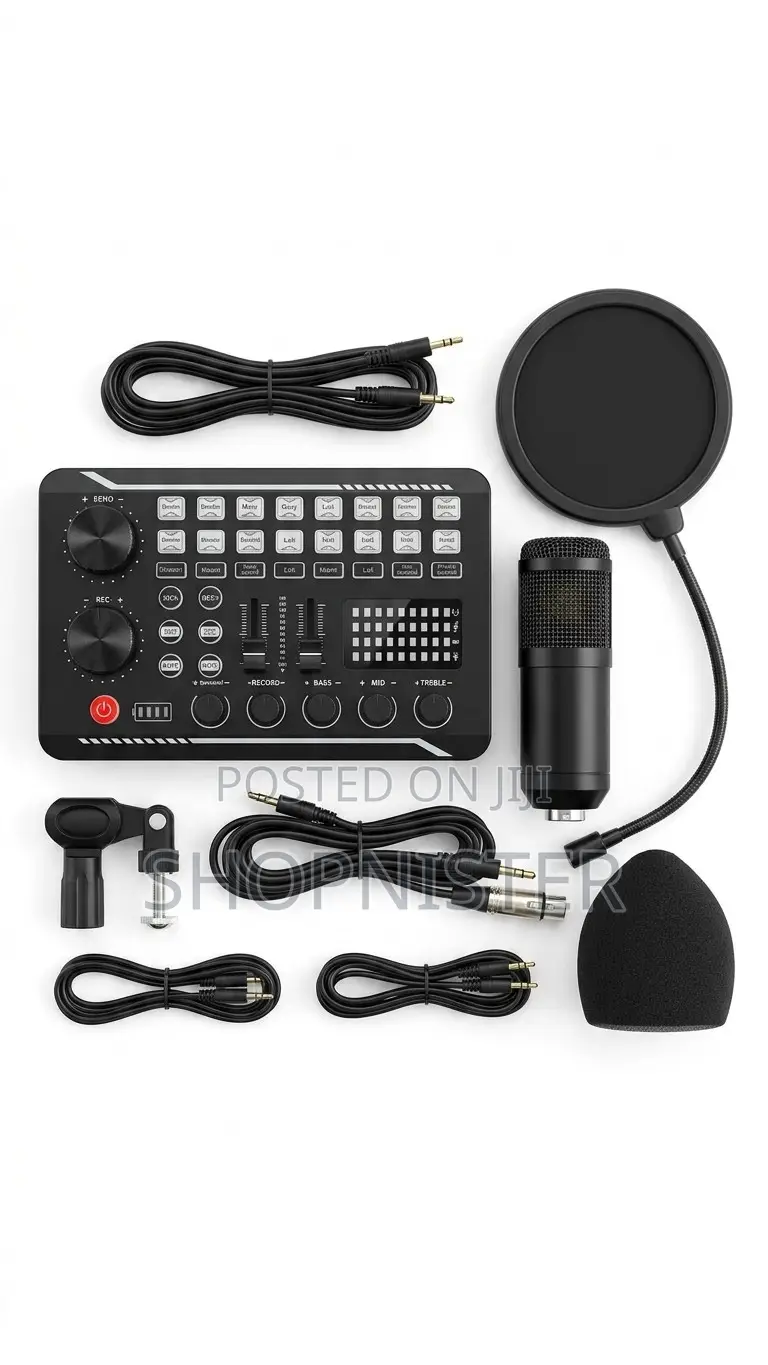 Tiktok Live Youtube Creator Microphone Recording Kit
