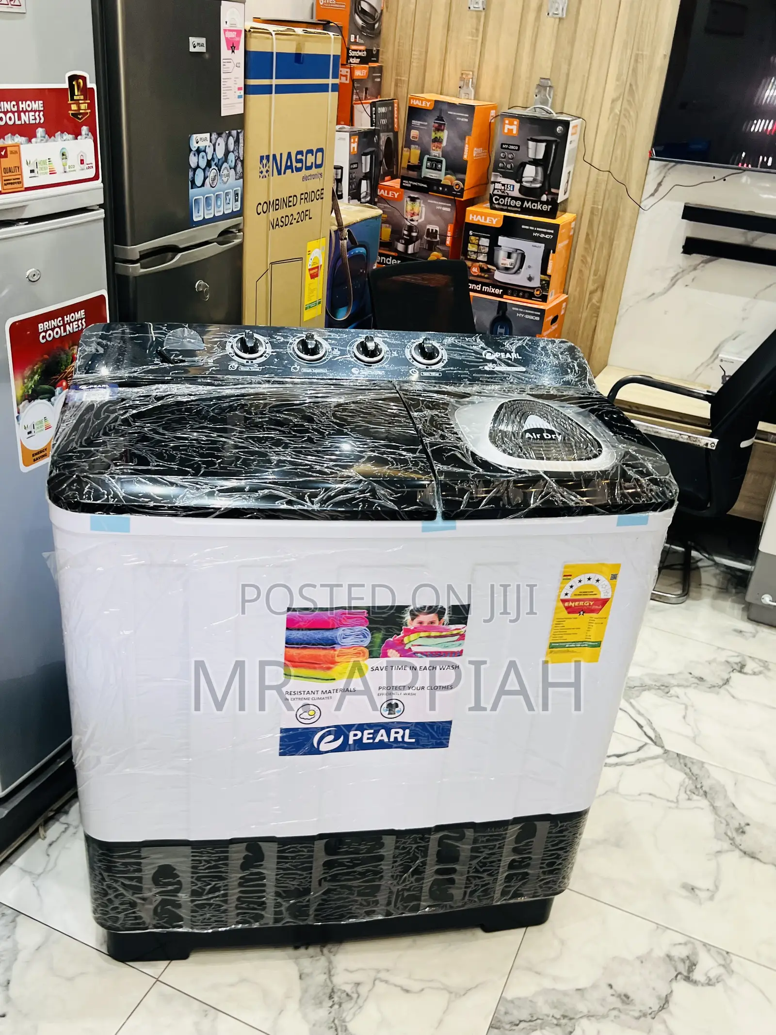 Efficient Pearl 18kg Semi-Auto Washing Machine(Spin Dry) 