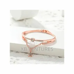 Ladies Waterproof Party Gift High-End Watch + Bracelet 2-Piece Set