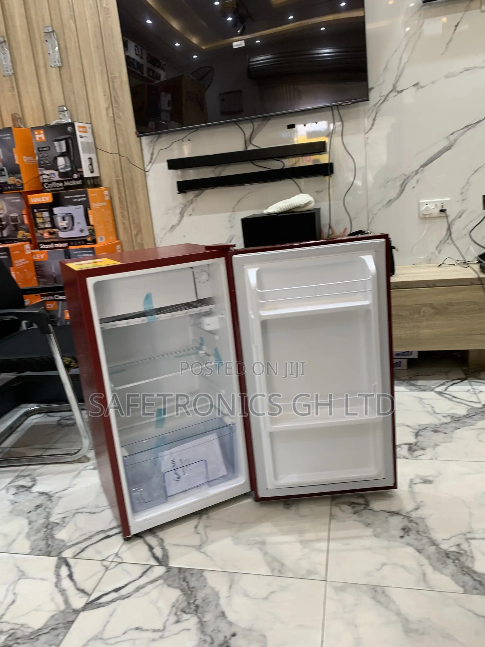 Choose New Pearl 80liters Table Top Fridge Red Pf-109
