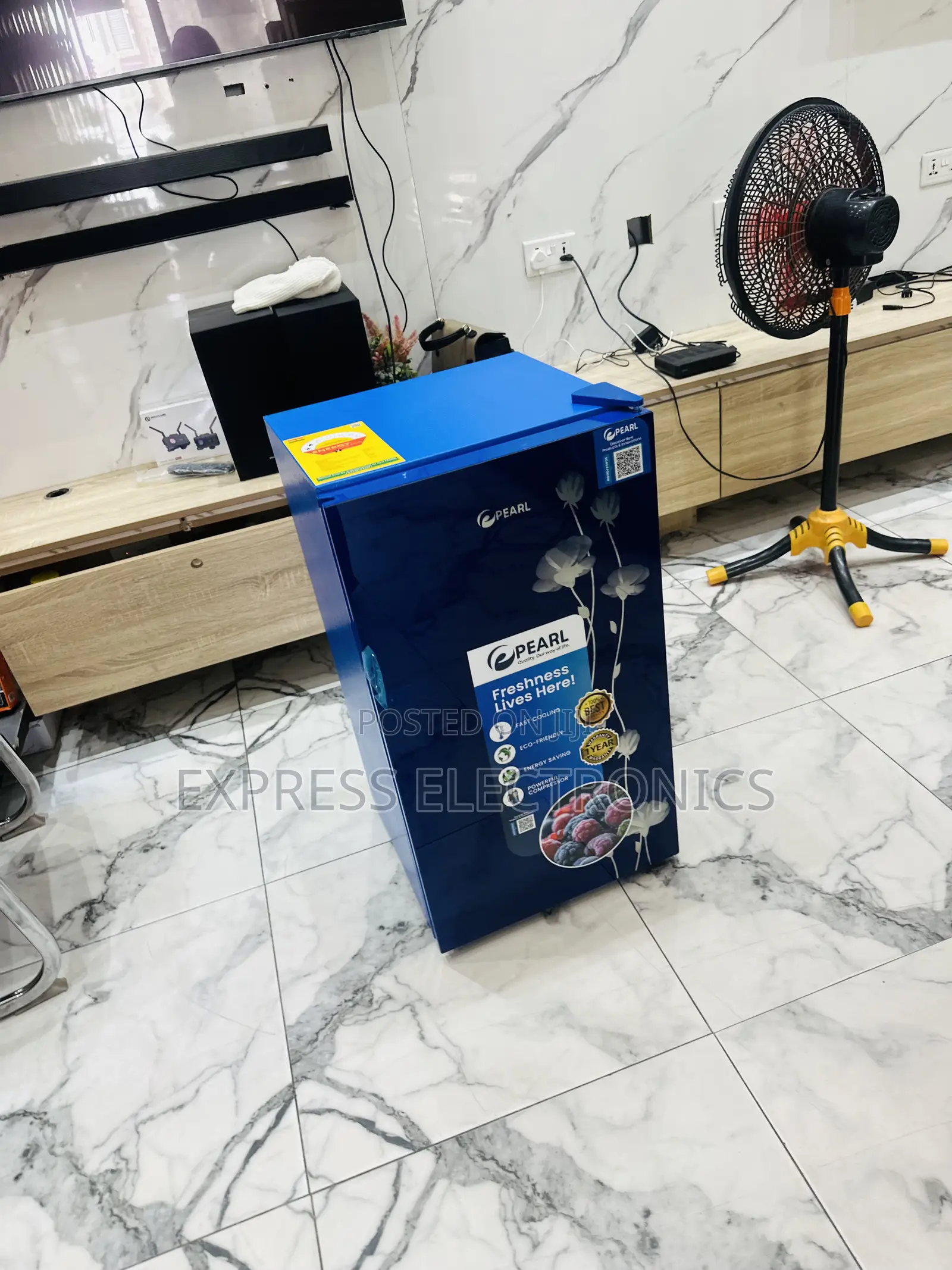 Zealous Sleek Single Blue Pf-109-2b Fridge