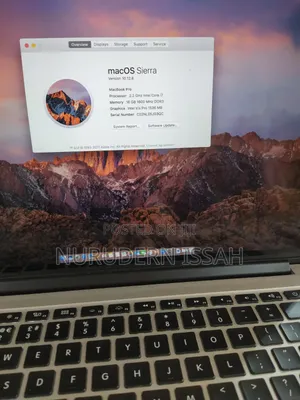 Laptop Apple MacBook Pro 2017 16GB Intel Core i7 SSD 250GB
