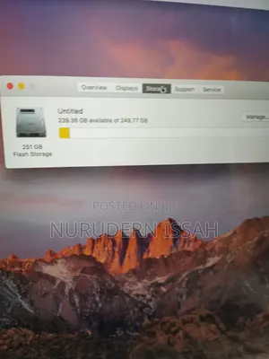 Laptop Apple MacBook Pro 2017 16GB Intel Core i7 SSD 250GB