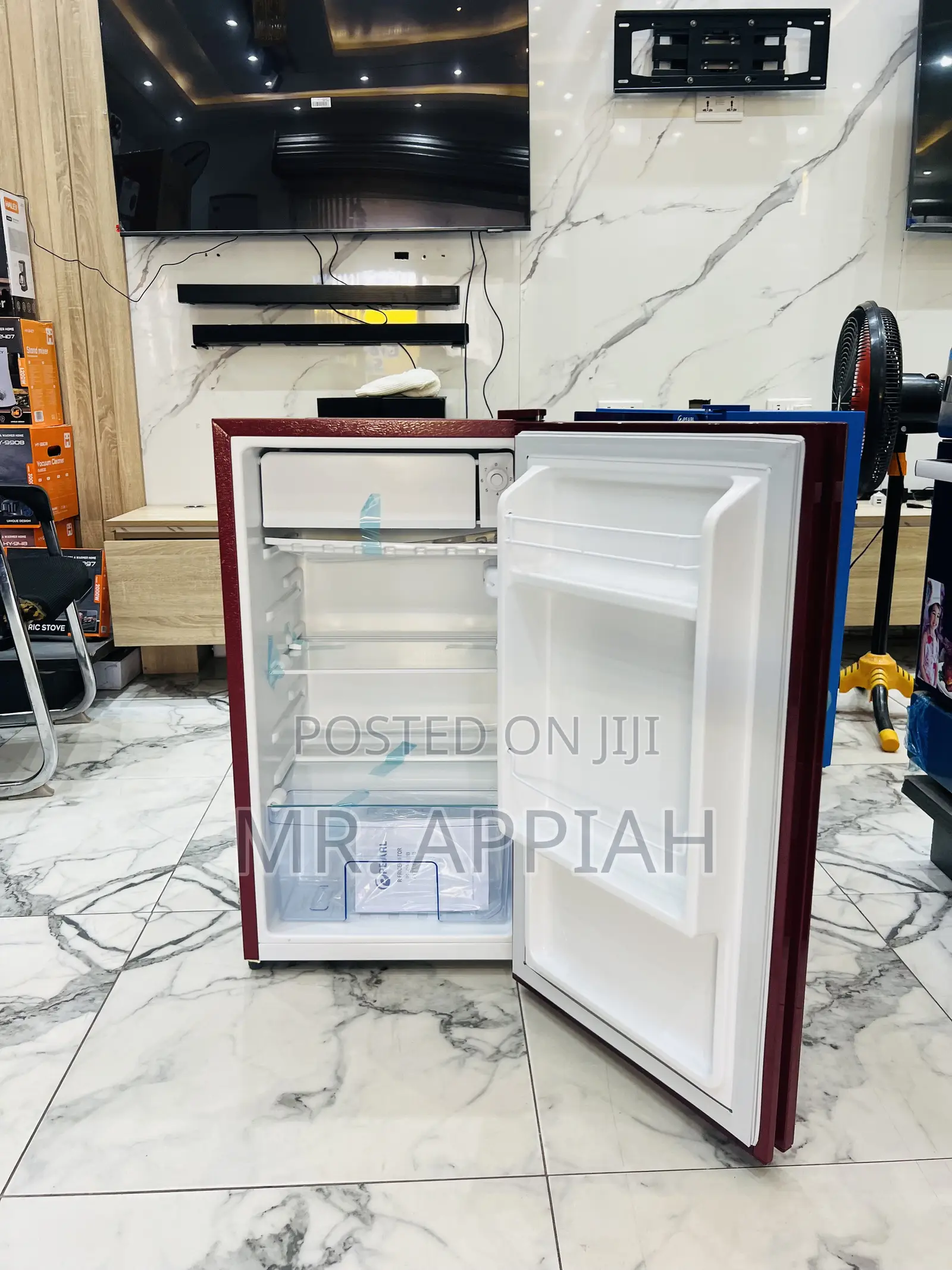 Order Original Pearl Pf-109-2b Single Door Table Top Fridge(Red) 