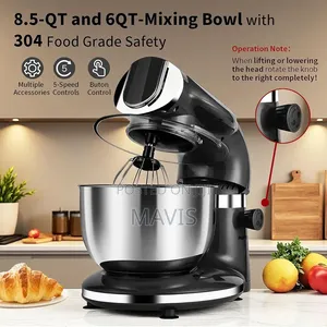 Stand Mixer With Meat Grinder and 2 Stainless Steel Bowl