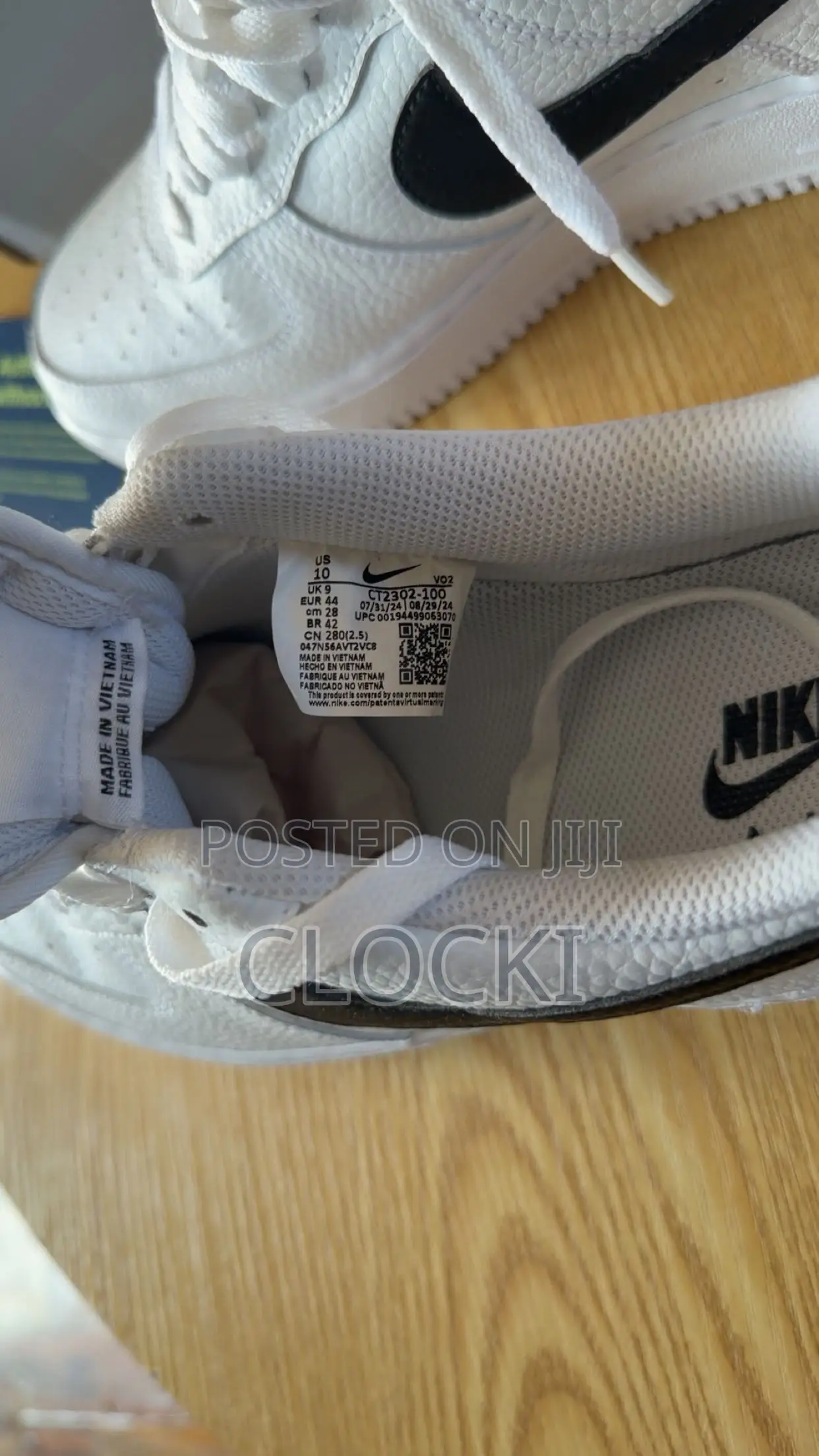 Nike Airforce 1 White/Black
