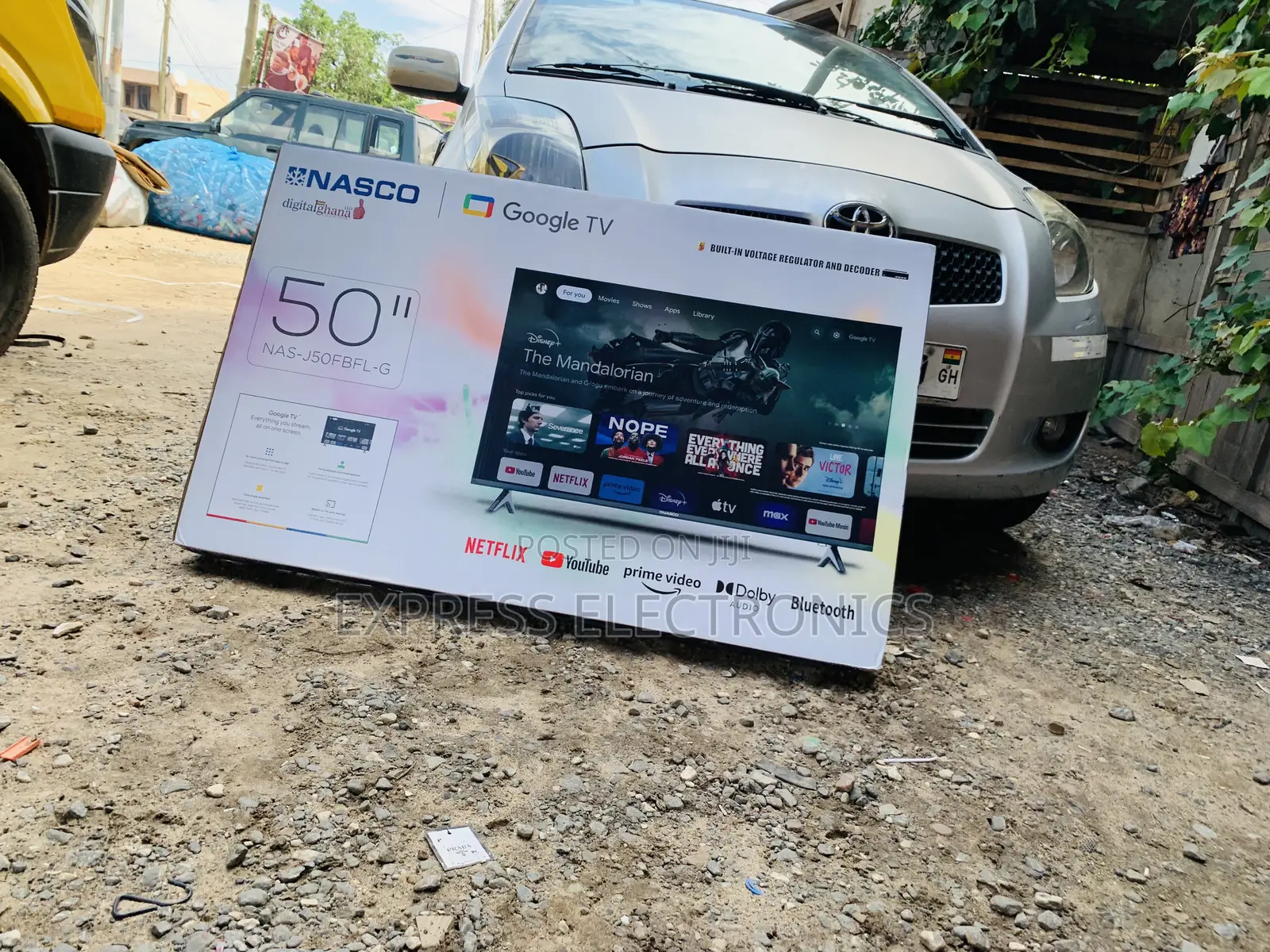 Quality Display Uhd Smart Glossy Tv 50”Nasco